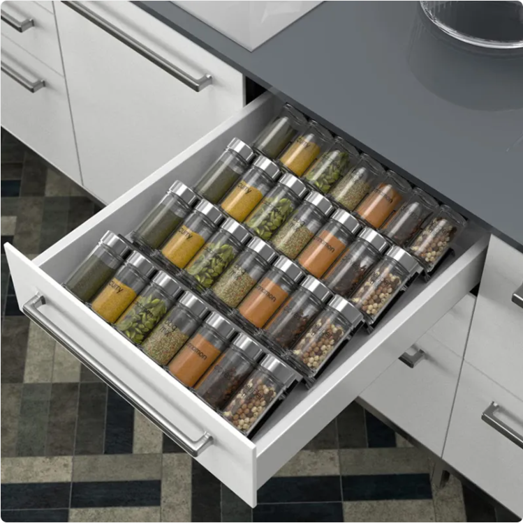 4-Layer Acrylic Drawer Organiser