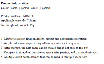 Desktop Cable Organiser