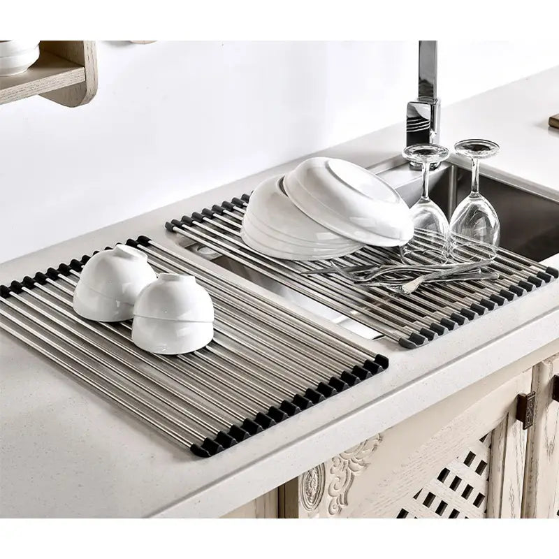 Roll-Up Over-Sink Drying Rack