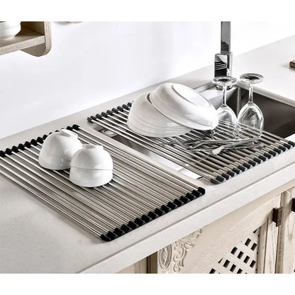 Roll-Up Over-Sink Drying Rack