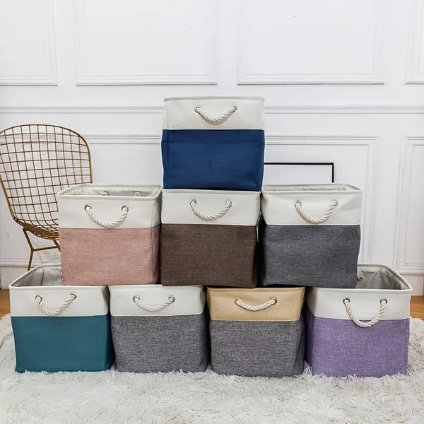 Foldable Fabric Storage Basket