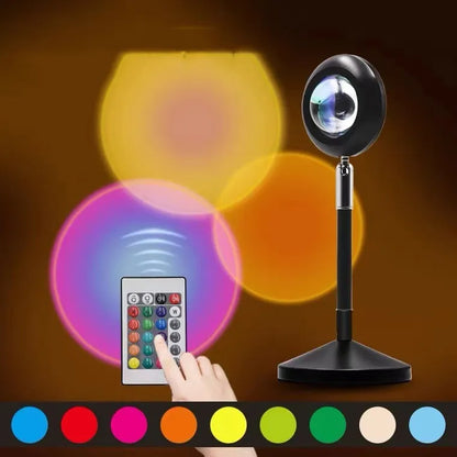 Rainbow Sunset Projector Lamp