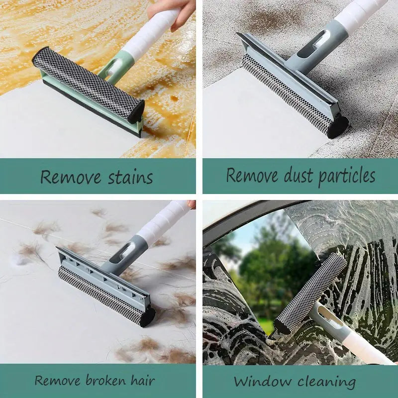 3-in-1 Glass Cleaner with Spray & Wiper