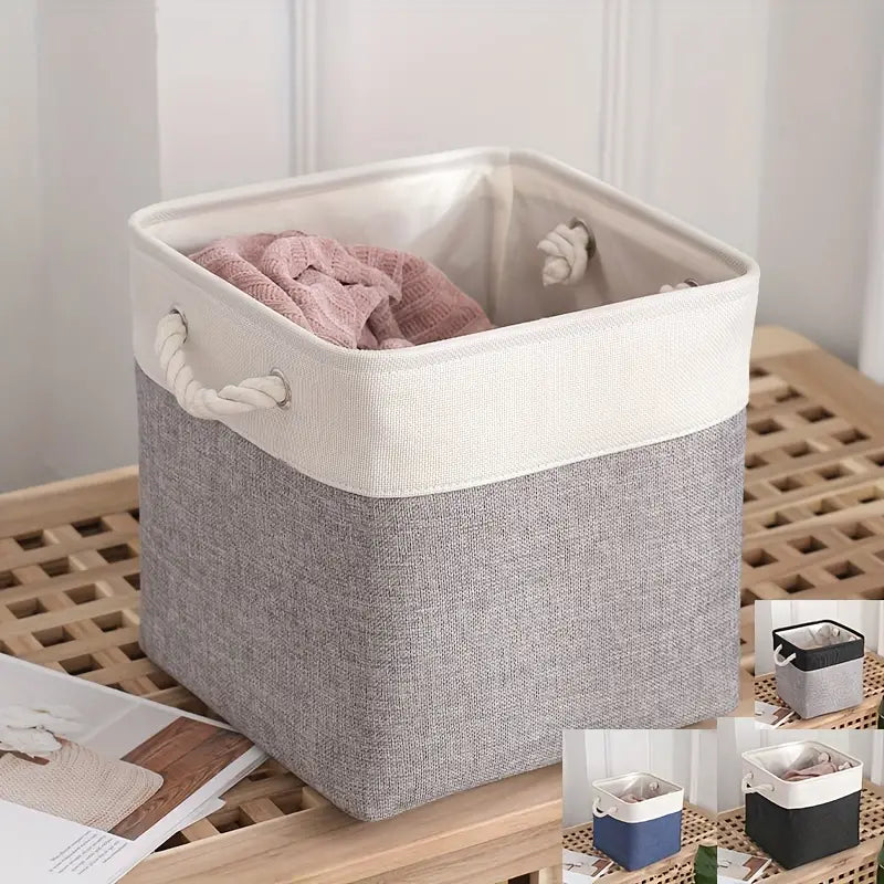 Foldable Fabric Storage Basket