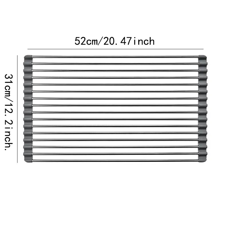 Roll-Up Over-Sink Drying Rack