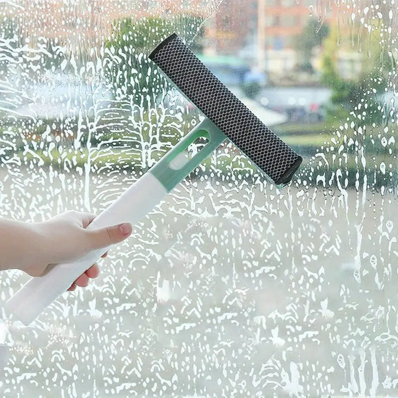 3-in-1 Glass Cleaner with Spray & Wiper