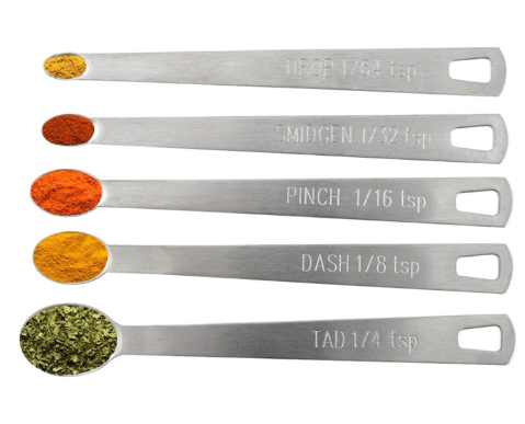 Stainless Steel Measuring Spoons (Set of 5)