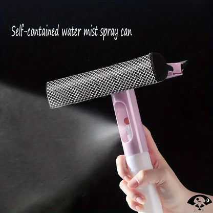 3-in-1 Glass Cleaner with Spray & Wiper