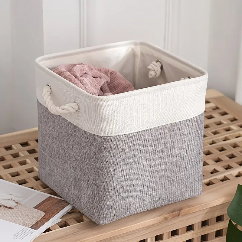 Foldable Fabric Storage Basket