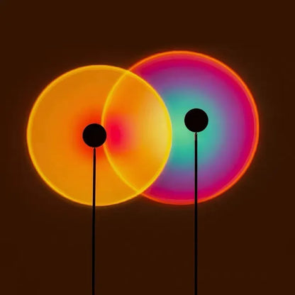 Rainbow Sunset Projector Lamp
