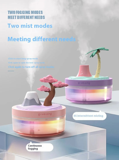 USB Desktop Humidifier with Night Light