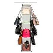 Hanging Handbag Organiser (10 Pockets)