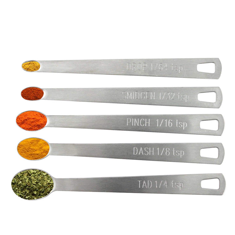 Stainless Steel Measuring Spoons (Set of 5)